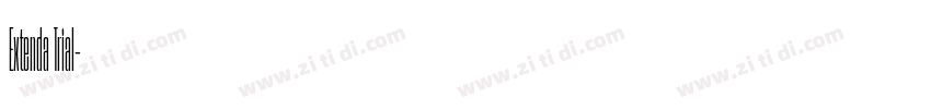 Extenda Trial字体转换